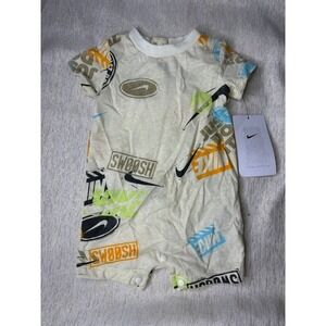 NWT brand new short sleeve Nike onesies/romper size 3 months